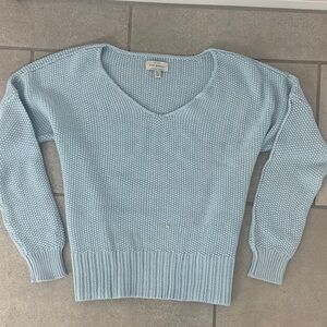 Lucky Brand Light Blue V-Neck Sweater